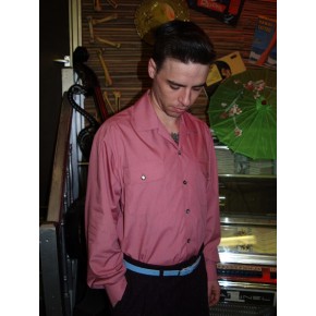 Salmon Pink Long Sleeved Shirt Salmon Pink Long Sleeved Shirt