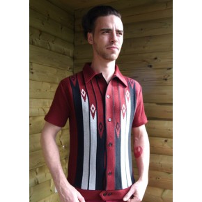 Claret Diamond Knitted Shirt Claret Diamond Knitted Shirt