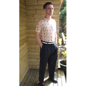 Charcoal High Waisted Trousers 'Pegs' Charcoal High Waisted Trousers 'Pegs'