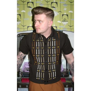 Brown Pocket Knitted Shirt Brown Pocket Knitted Shirt