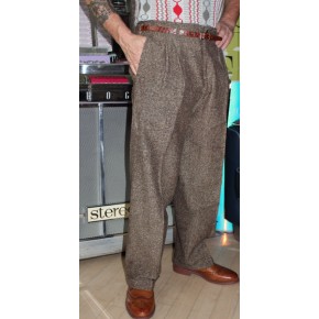 Brown fleck High Waisted Trousers Brown fleck High Waisted Trousers