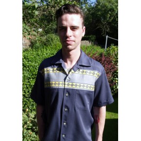 Swankys - Stray Cat Shirt Grey/Yellow Swankys - Stray Cat Shirt Grey/Yellow