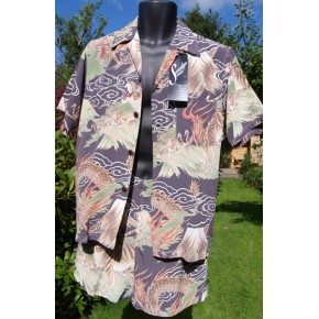 Swankys - Brown Hawaiian Cabana Set Swankys - Brown Hawaiian Cabana Set