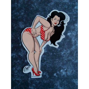 Coop - Bikini Pinup Girl Sticker Coop - Bikini Pinup Girl Sticker