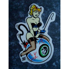 Vince Ray - Blonde Eyeball Girl Sticker Vince Ray - Blonde Eyeball Girl Sticker