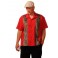 Steady Clothing - Red/Leopard Panel Shirt