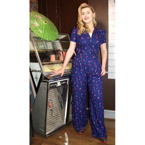 50s style jumpsuit