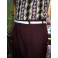 Triple Pleat Burgundy Trousers