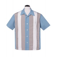 Steady - Pale Blue Sheen Shirt
