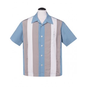 Steady - Pale Blue Sheen Shirt