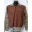 Brown/Plaid L/Sleeve Gaucho shirt