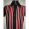 Black - Red/Sky Stripe Knitted Shirt