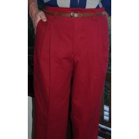 Claret High Waisted Trousers
