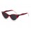 Betty - Red Fade Sunglasses