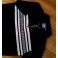 Black 'Fazed Out' Zipper Knitted Shirt
