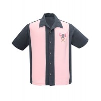 Steady - Charcoal/Pink Tropical Itch Shirt