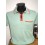 'The Franco' Mint and Coral Knitted Shirt