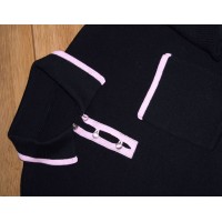 'The Franco' Black and Pink Knitted Shirt