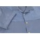 Blue Lurex Short Sleeved Shirt