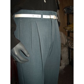 Teal High Waisted Trousers