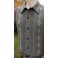 Grey Honeycomb Knitted Shirt