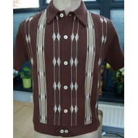 The Groove - Brown Knitted Shirt