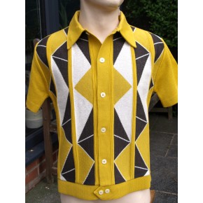 The Madison - Mustard Knitted Shirt