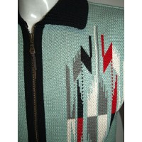Santa Fe - Mint Knitted Zipper Top