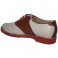 Mens Brown/Cream - Saddle Shoe