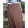 Chestnut brown - High Waisted Trousers
