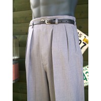 Silver Grey - 40Ts High Waisted Trousers