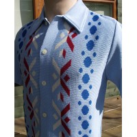The Twist - Sky Blue Knitted Shirt