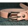 Soft Pink - Thin Leather Belt