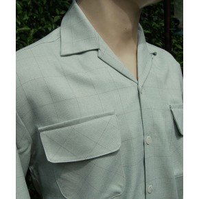 Pale Mint/Check Gab Style Shirt