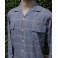 Denim Blue Plaid Gab Style Shirt