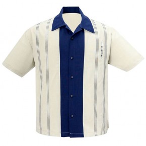 Steady - Harper Navy/Stone Shirt