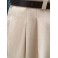 Soft Cream - High Waisted Trousers