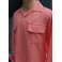 Coral Pink Fleck Gab Style Shirt