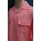 Coral Pink Fleck Gab Style Shirt