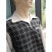 Grey/Black Check Gaucho Shirt