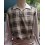 Beige/Brown Check Gaucho