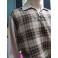Beige/Brown Check Gaucho