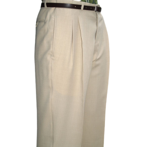 Soft Cream - High Waisted Trousers