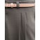 Dove Grey - High Waisted Trousers