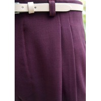 Plum - High Waisted Trousers
