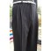 Double Pinstripe - High Waisted Trousers