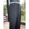 Double Pinstripe - High Waisted Trousers