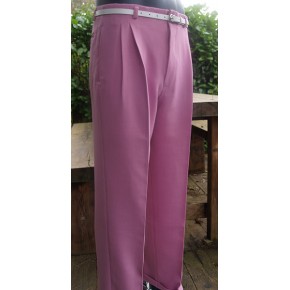 Pink - High Waisted Trousers