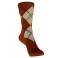 Brown - Argyle Socks