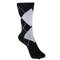 Black - Argyle Socks